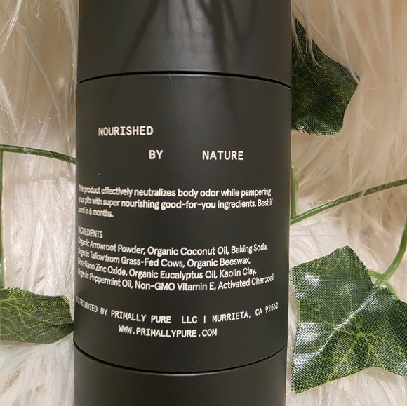 Primally Pure Charcoal Deodorant.               100% Natural - Picture 2 of 2